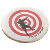 Archery Design Dipped Sugar Cookie (Angled)