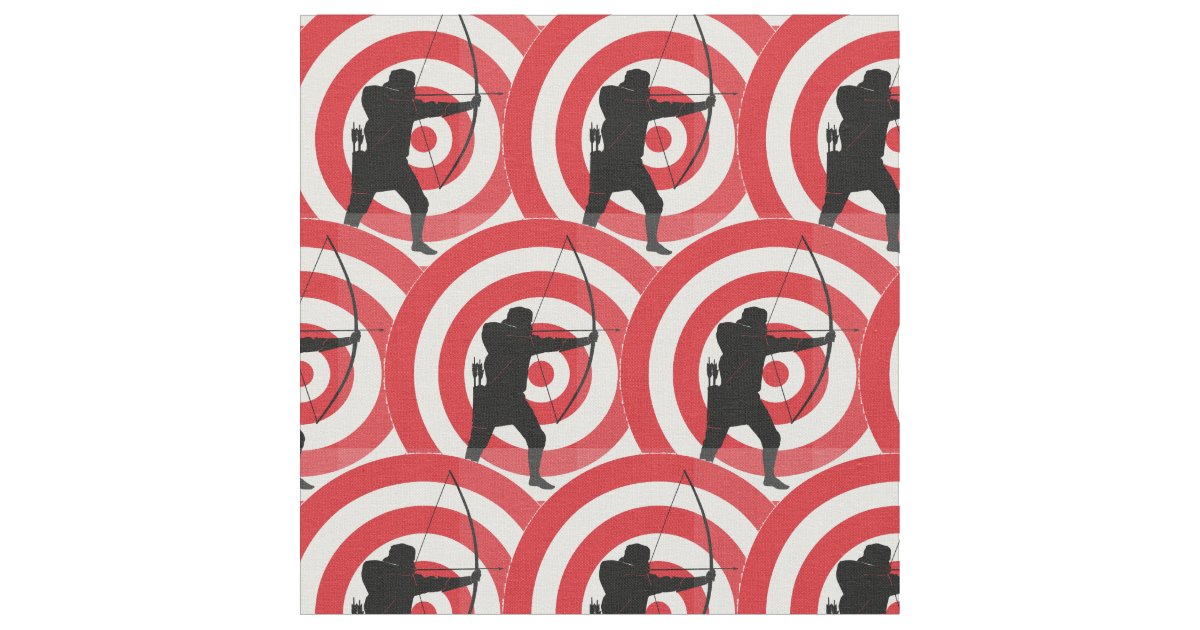Archery Design Fabric Zazzle