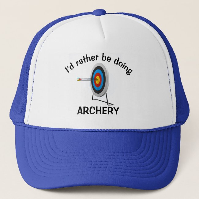Archery Design Hat