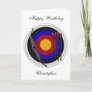 Archery Design Just Add Name Birthday Card