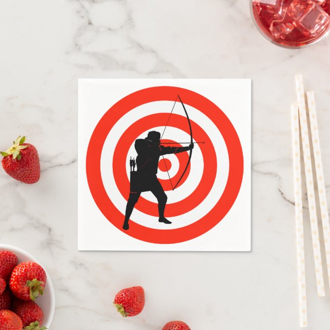 Archery Design Paper Napkins (Insitu)