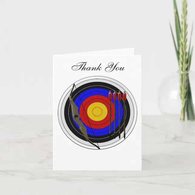 Archery Design Thank You Zazzle