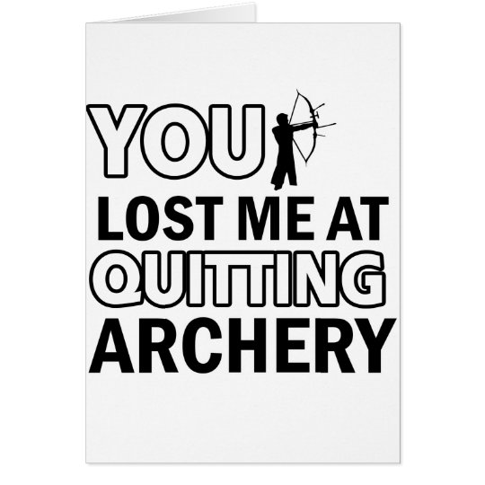 Archery designs card