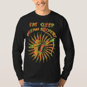 Archery Eat Sleep Dream Archery Graphic T-Shirt