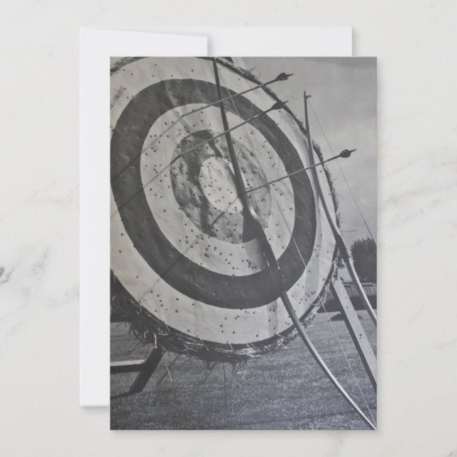 Archery Equipment Invitation (Front)