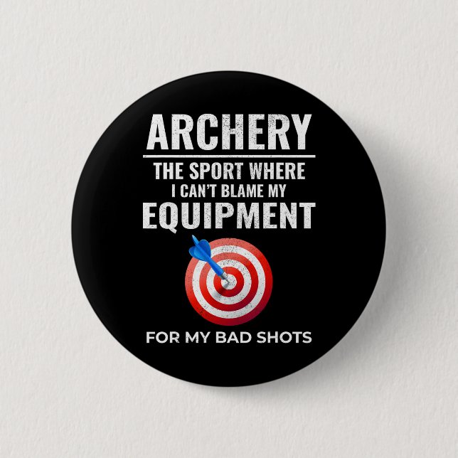 Archery Equipment Targets Archer Bow Arrows Bullse Button (Front)