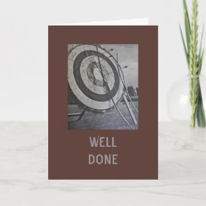 Archery Equipment Well Done Card