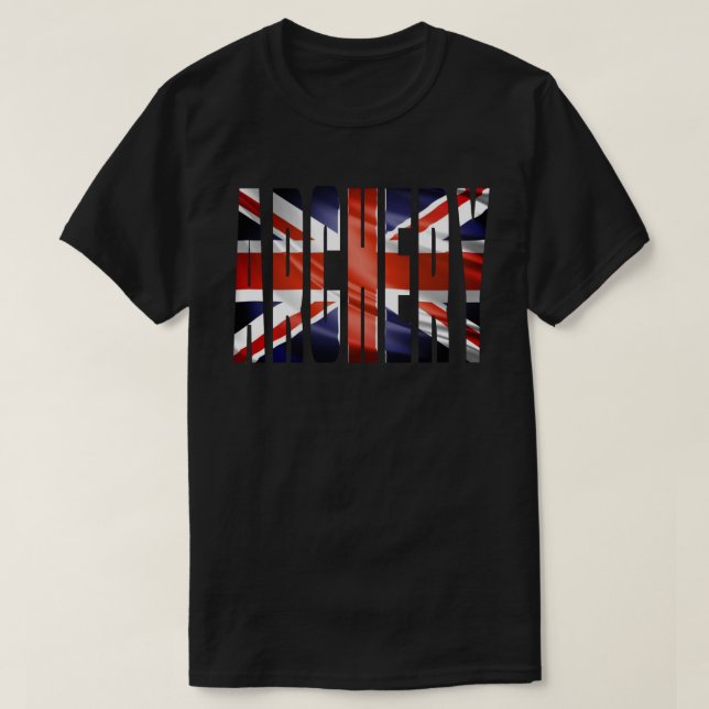 Archery GB Union Jack T-Shirt (Design Front)