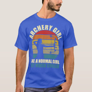 Archery Girl Retro Archer  T-Shirt