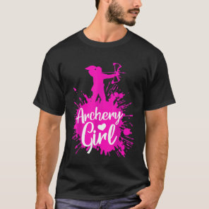 Archery Girl Womens Love Bow Hunting Cute Archer T-Shirt