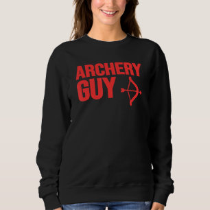 Archery Guy Bow Hunting Archery Archer Hunter Men  Sweatshirt
