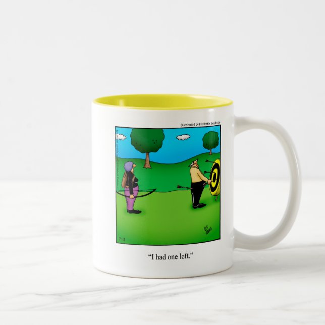 Archery Humor Mug Gift (Right)