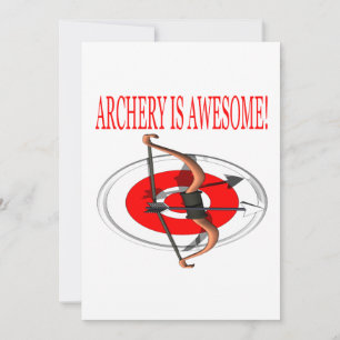 Archery Is Awesome Invitation
