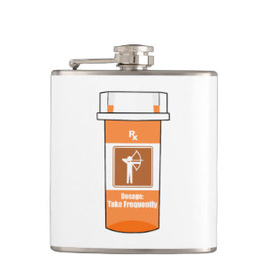 Archery Is My Drug Flask