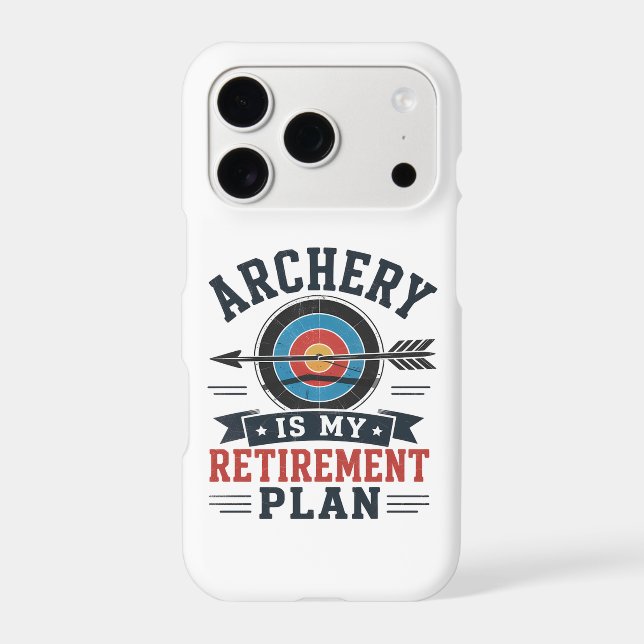 Archery Is My Retirement Plan Archer iPhone Case (Back)