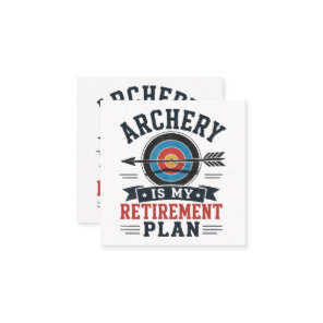 Archery Is My Retirement Plan Archer Square Business Card