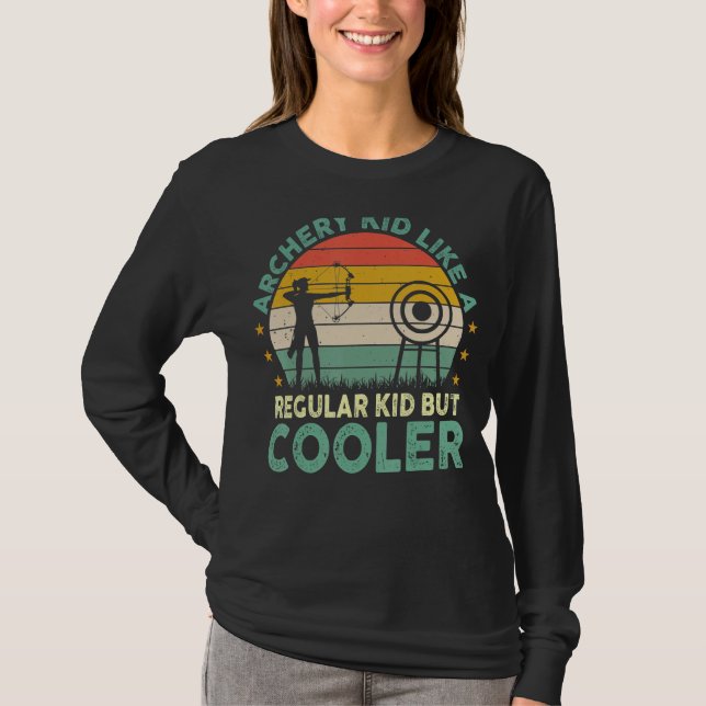 Archery Kid Like A Regular Kid But Cooler Archer G T-Shirt (Front)