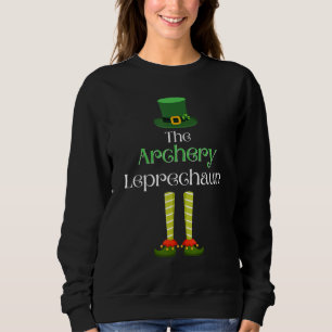Archery Leprechaun Matching Family Group St. Patri Sweatshirt