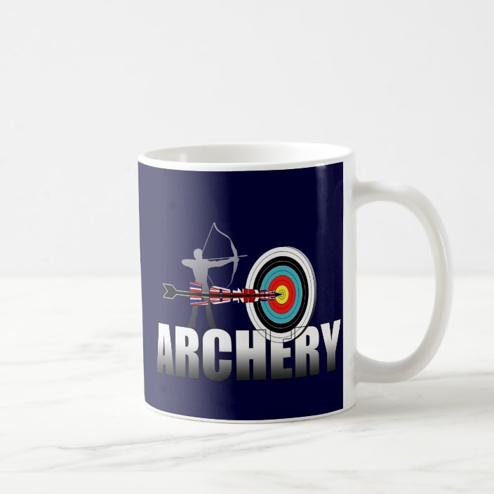 Blue Keep Calm And Love Archery  Mug 