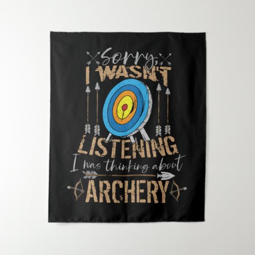 Archery Lover Men Compound Bow Gift Kids Archery Tapestry