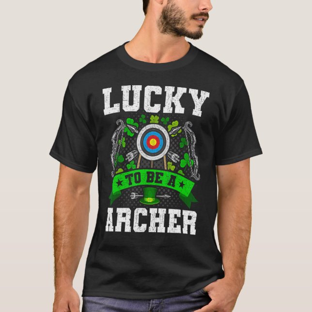Archery Lucky Archers Bowhunter T-Shirt (Front)