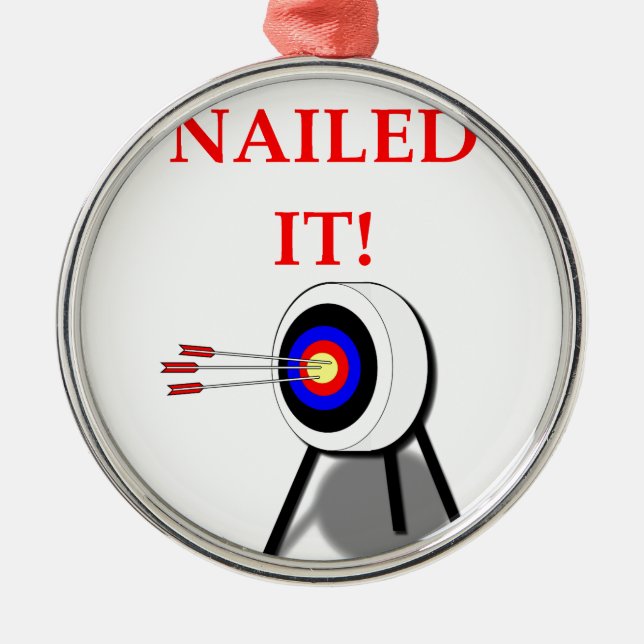 ARCHERY METAL ORNAMENT (Front)