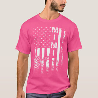 Archery Mimi America Flag Christmas Xmas T-Shirt