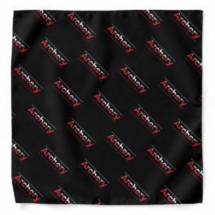 Archery Minimalist Modern Art - Graphic Arch  Bandana