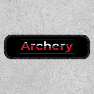 Archery Minimalist Modern Art - Graphic Arch Patch