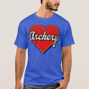 Archery mom Archery retro heart T-Shirt