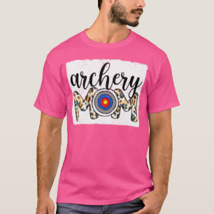 Archery Mom Leopard Archery Mama T-Shirt