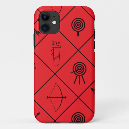 archery pattern iPhone 11 case