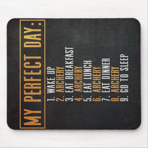 Archery Perfect Day  Archery Blanket Mouse Pad