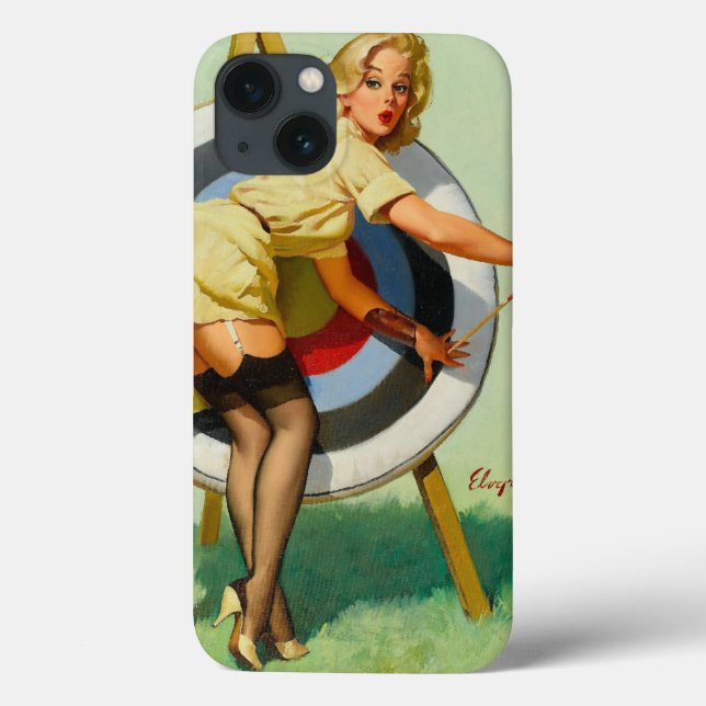 Archery Pin-Up Girl Case-Mate iPhone Case (Back)