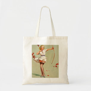 Archery Pin-Up Girl Tote Bag