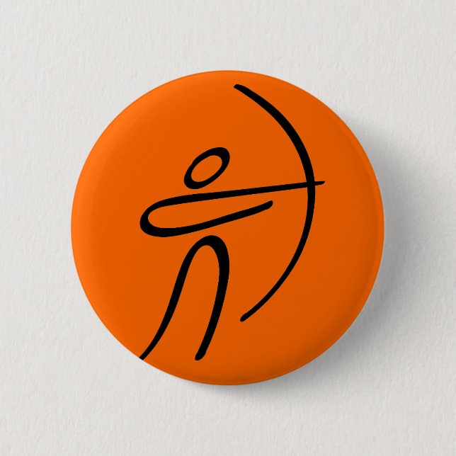 Archery Pinback Button (Front)