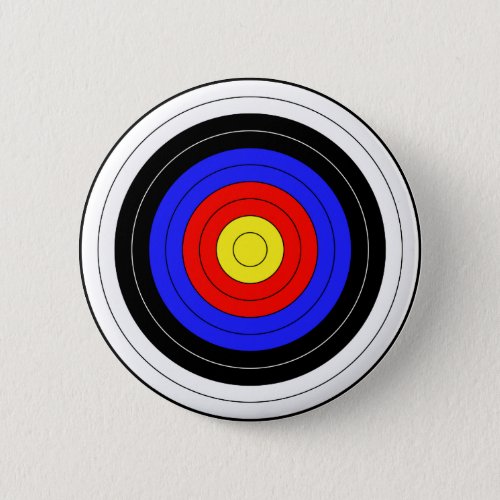 archery pinback button