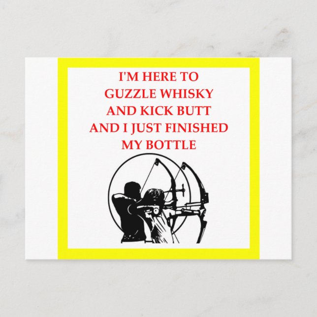 archery postcard (Front)