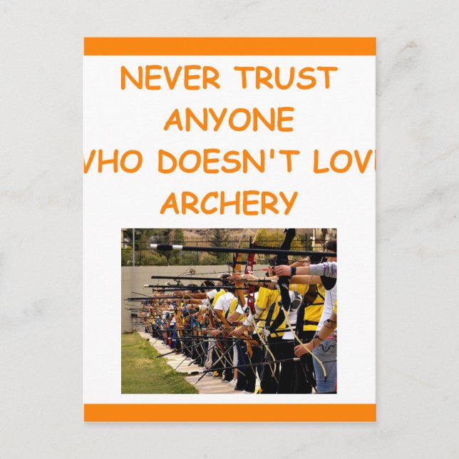 archery postcard (Front)