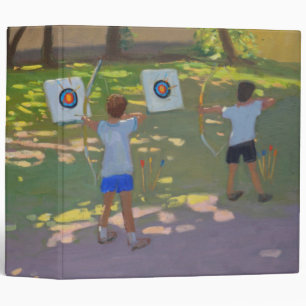 Archery practise France 3 Ring Binder