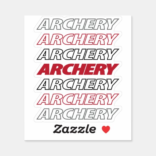 Archery Repeat Sticker