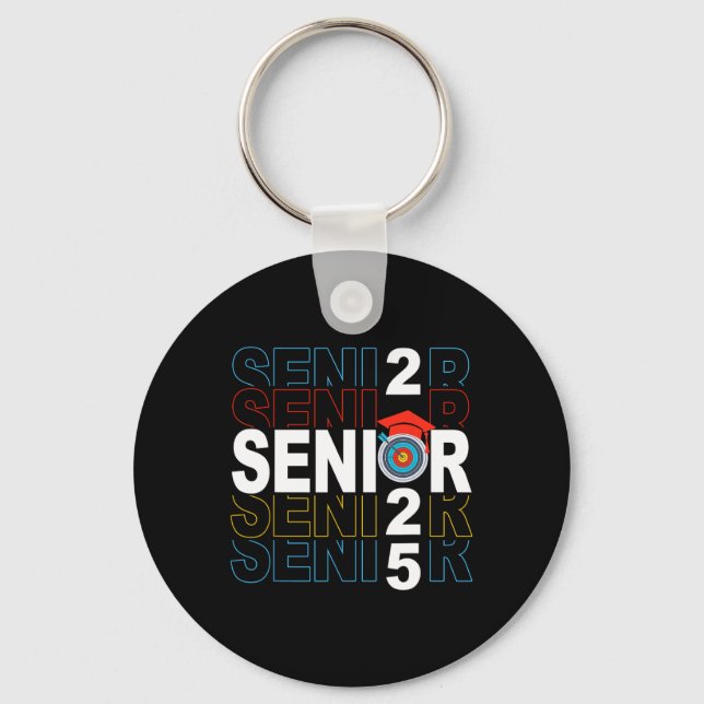 Archery Senior 2025 Archery Graduating Cl 2025  Keychain (Front)