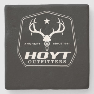 Archery Since 1931 Hoyt Outters Christmas Gift Stone Coaster
