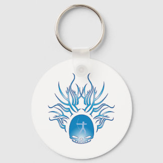 Archery Skull Keychain