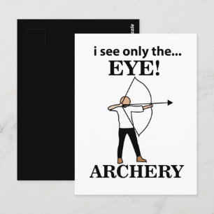 Archery Sports Bow Arrow Archery Postcard