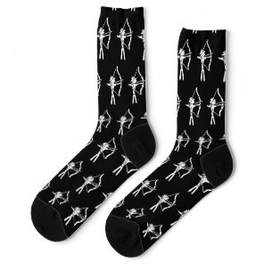 Archery Stickman Socks