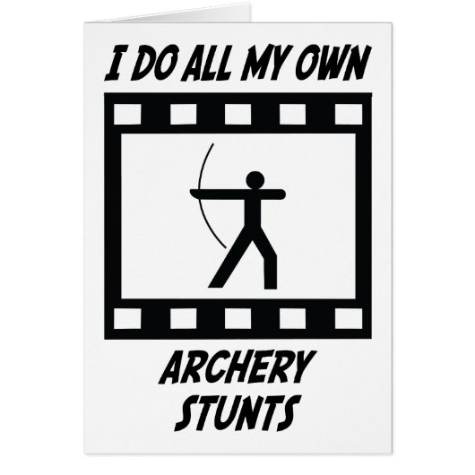 Archery Stunts Cards (Front)