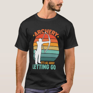 Archery Sunset Bowman Archery Player Archery Coach T-Shirt