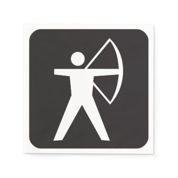Archery Symbol Paper Napkins