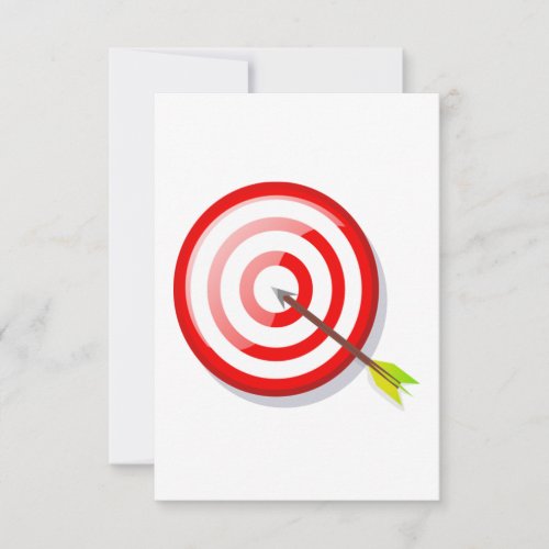 Archery Target and Arrow Invitations